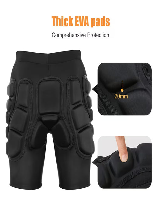 Pantalones de cadera para esquí para adultos, engrosados
