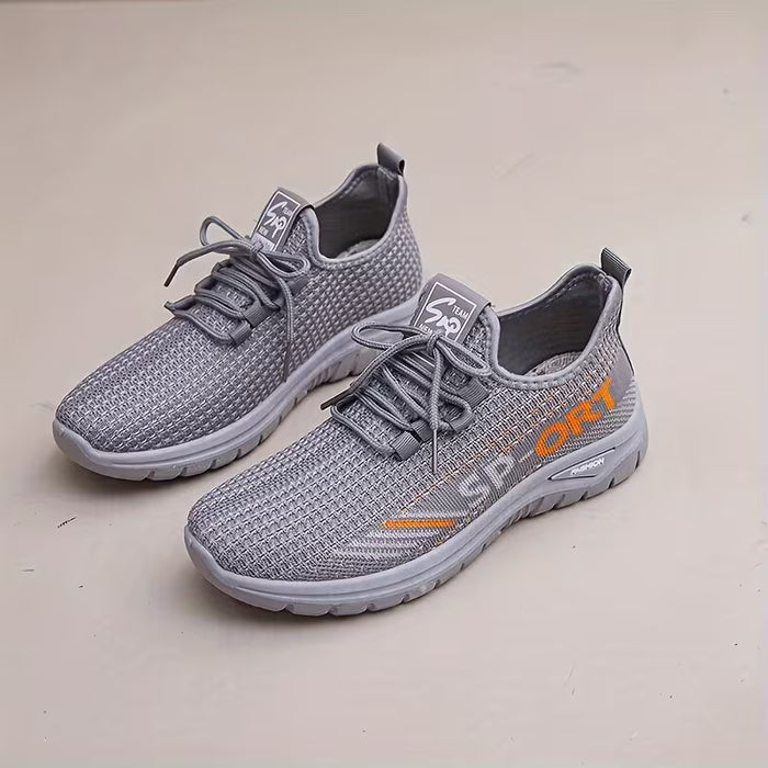 Zapatillas Para Correr De Malla Transpirable Con Absorción De Impactos