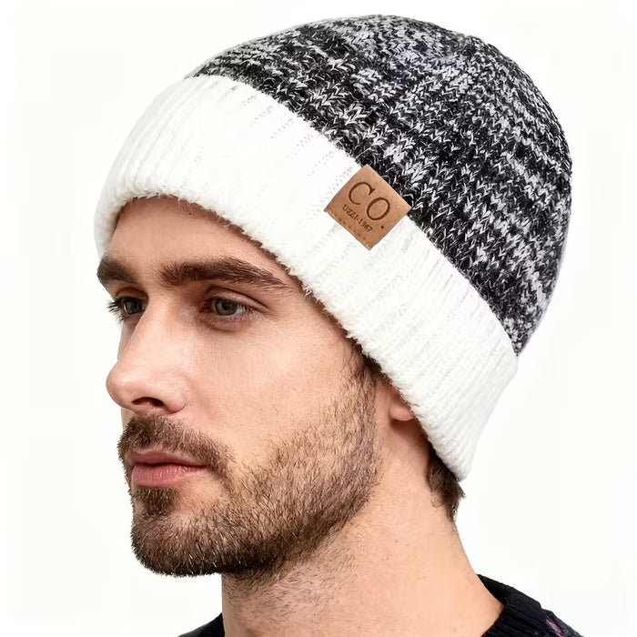 Gorro Unisex Grueso y Cálido de Punto, Calidez Invernal, Protección para las Orejas