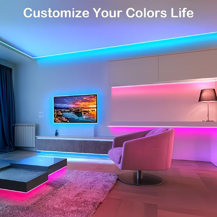 Tira de luz LED RGB USB Multi-Control, Sincronización de color dinámica de 5m