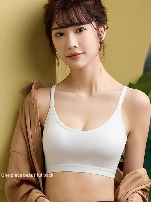 1pc Sujetador Deportivo, Espalda Hermosa para niñas