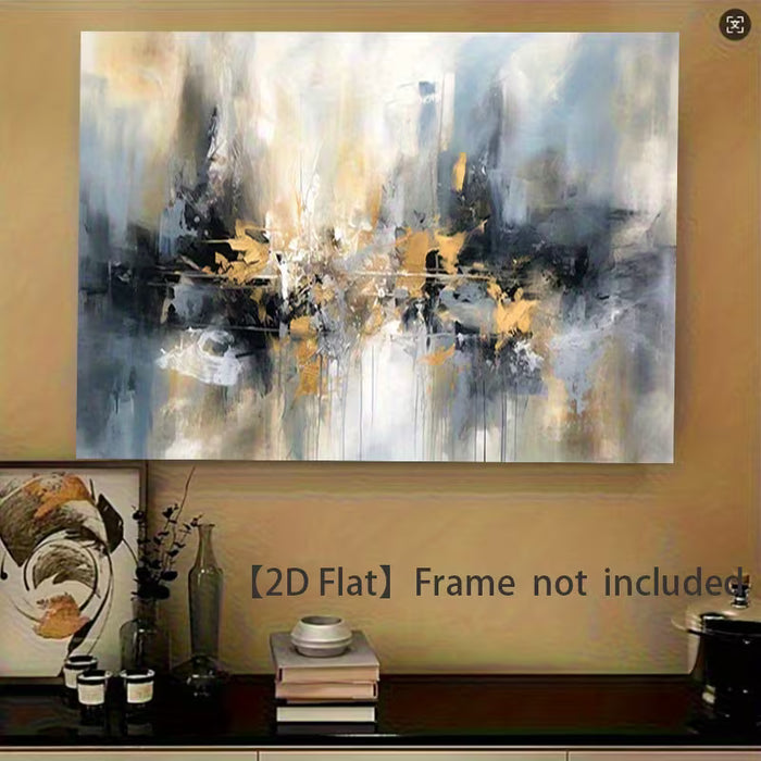 Pintura en lienzo con imagen HD plana 2D, lienzo sin marco