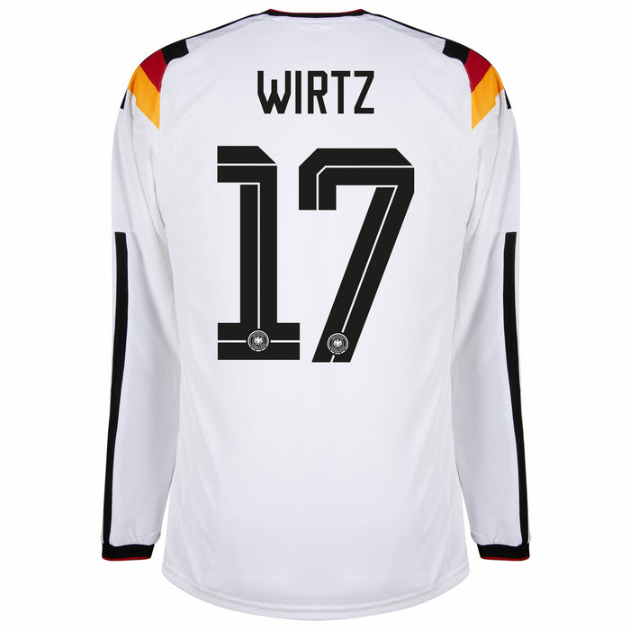 adidas Camiseta Alemania Auténtico Wirtz 17 M/L Local 2026-2027 (Dorsal Oficial)