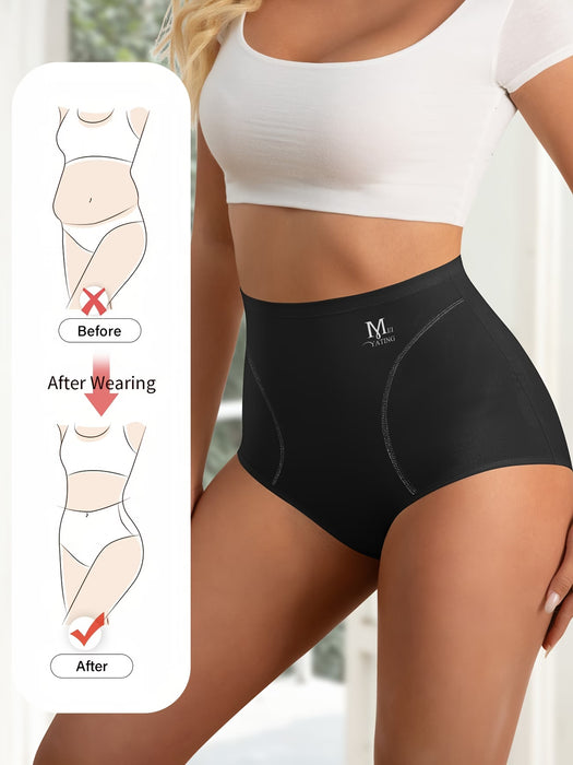 Bragas de mujer de talle alto con control de abdomen, estilo ligero de verano, suaves y ajustadas