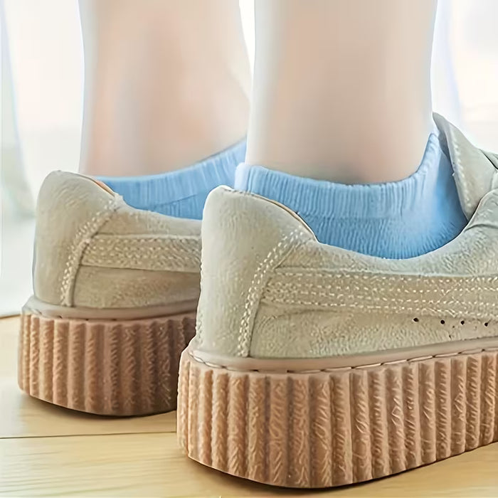 10 pares de calcetines tobilleros  cortos cómodos y transpirables para mujer