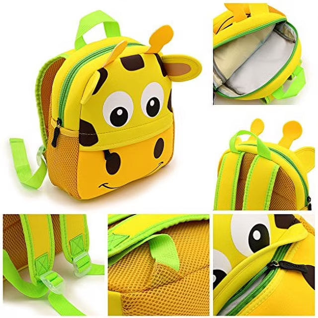 SHEIN Mochila para niños pequeños Mochilas de animales del zoológico