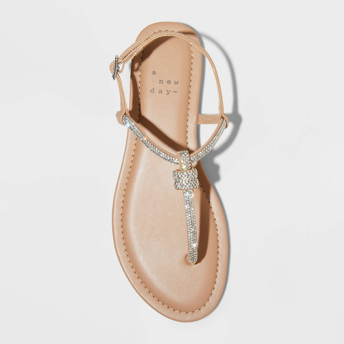 A New Day Sandalias Aleena de punta abierta con correa ajustable