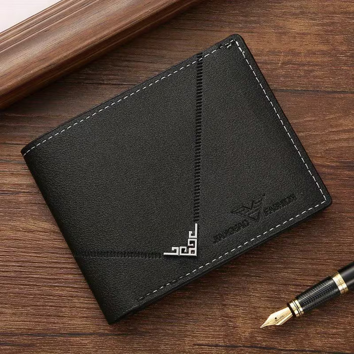 Billetera Bifold para Hombre, Moderna y a la Moda, para Múltiples Tarjetas