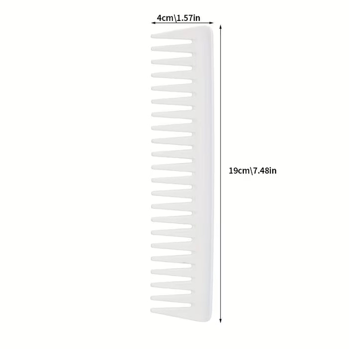 1pcs Peine grande con dientes anchos, apto para cabello seco y húmedo,