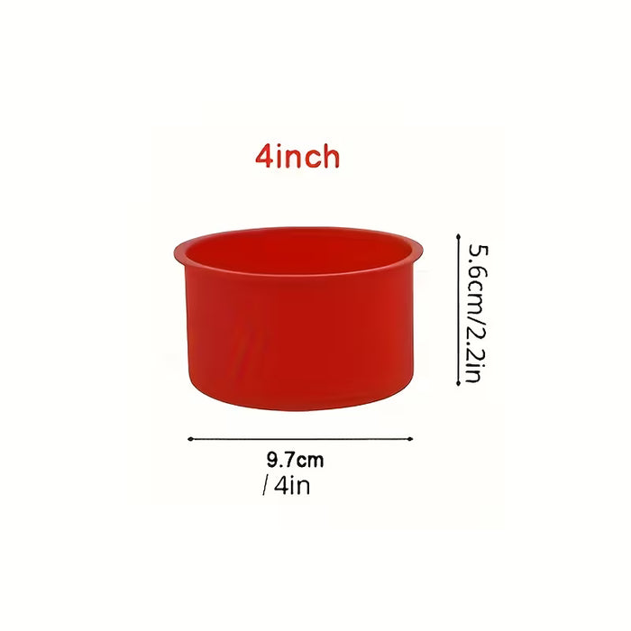 SHEIN Forma de Silicona para Pasteles Redonda Multi Tamaño 4 INCH