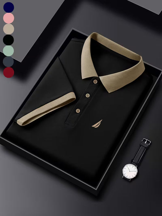 Polo para hombre, cómodo y elegante, perfecto para uso casual de verano, con diseños estampados