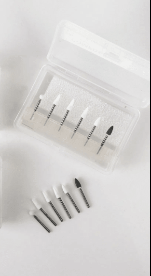 Cabezal de pulido y rectificado de piedra blanca dental de porcelana, 6 piezas - Quierox - Tienda Online