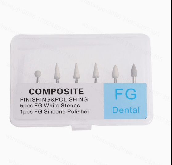 Cabezal de pulido y rectificado de piedra blanca dental de porcelana, 6 piezas - Quierox - Tienda Online
