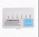 Cabezal de pulido y rectificado de piedra blanca dental de porcelana, 6 piezas - Quierox - Tienda Online