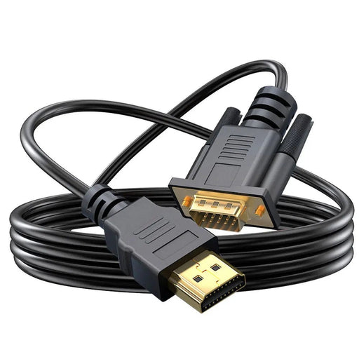 Cable adaptador compatible con HDMI a VGA, convertidor de línea, 1,8 m, FHD 1920 x 1080P - Quierox - Tienda Online