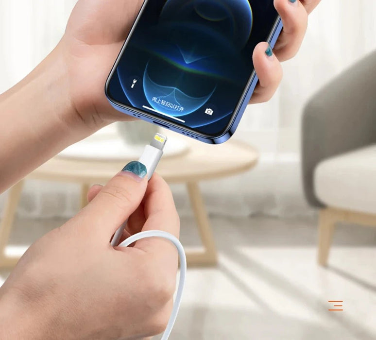 Cable cargador rápido tipo C a Lightning para iphone de 2m - Quierox - Tienda Online