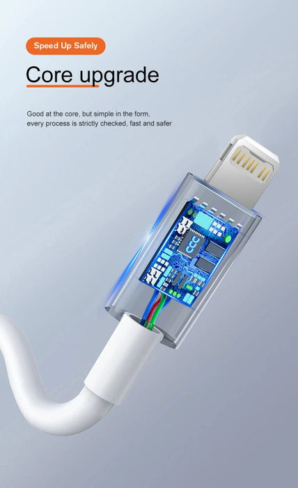 Cable cargador rápido tipo C a Lightning para iphone de 2m - Quierox - Tienda Online