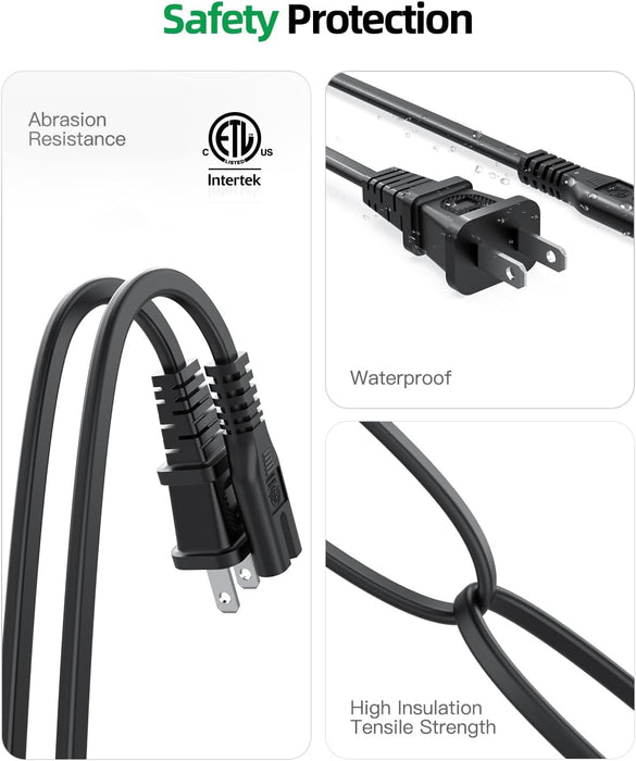 Cable de alimentación de TV de 6 pies - Quierox - Tienda Online