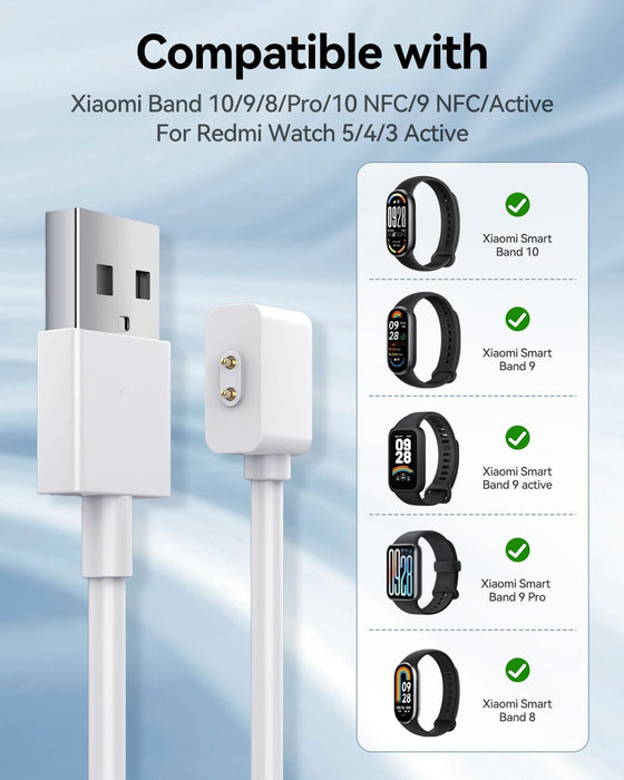 Cable de carga de repuesto para Xiaomi Band 10/9/8 - Quierox - Tienda Online