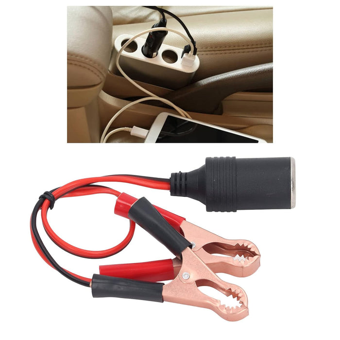 Cable de clip de cocodrilo de batería, arnés de cable 18AWG, inversor de coche 36V 10a - Quierox - Tienda Online