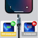 Cable de datos de carga rápida USB tipo C con medidor de potencia Digital 3ft - Quierox - Tienda Online
