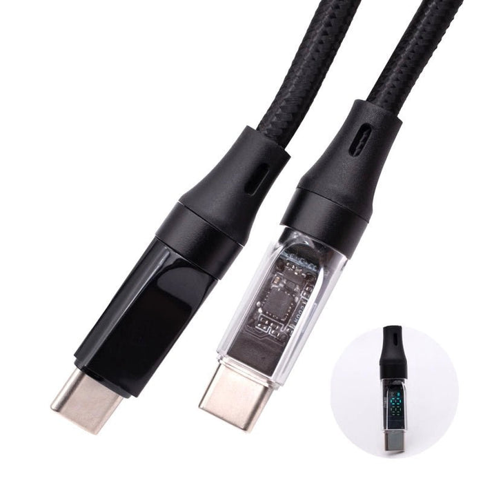 Cable de Datos y Carga Rápida de 120W Tipo C con Pantalla Led - Quierox - Tienda Online
