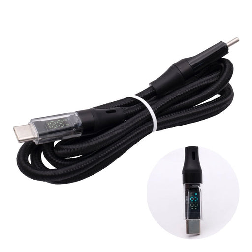 Cable de Datos y Carga Rápida de 120W Tipo C con Pantalla Led - Quierox - Tienda Online