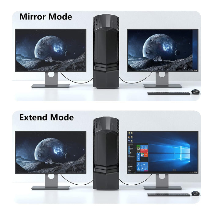 Cable DisplayPort a VGA de 90 cm (3 pies), paquete de 2 - Quierox - Tienda Online
