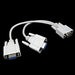 Cable divisor en Y para monitor VGA 1 macho a 2 hembras - Quierox - Tienda Online