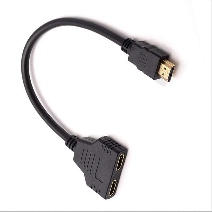 Cable divisor HDMI 1 - 2 Cable HDMI doble - Quierox - Tienda Online
