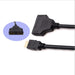 Cable divisor HDMI 1 - 2 Cable HDMI doble - Quierox - Tienda Online
