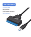 Cable SATA a USB 3.0 de hasta 6 Gbps para disco duro externo HDD SSD de 22cm - Quierox - Tienda Online