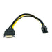 CABLE TARJETA DE POTENCIA SATA 15PIN A 6PIN PCI PCI APRESS - Quierox - Tienda Online