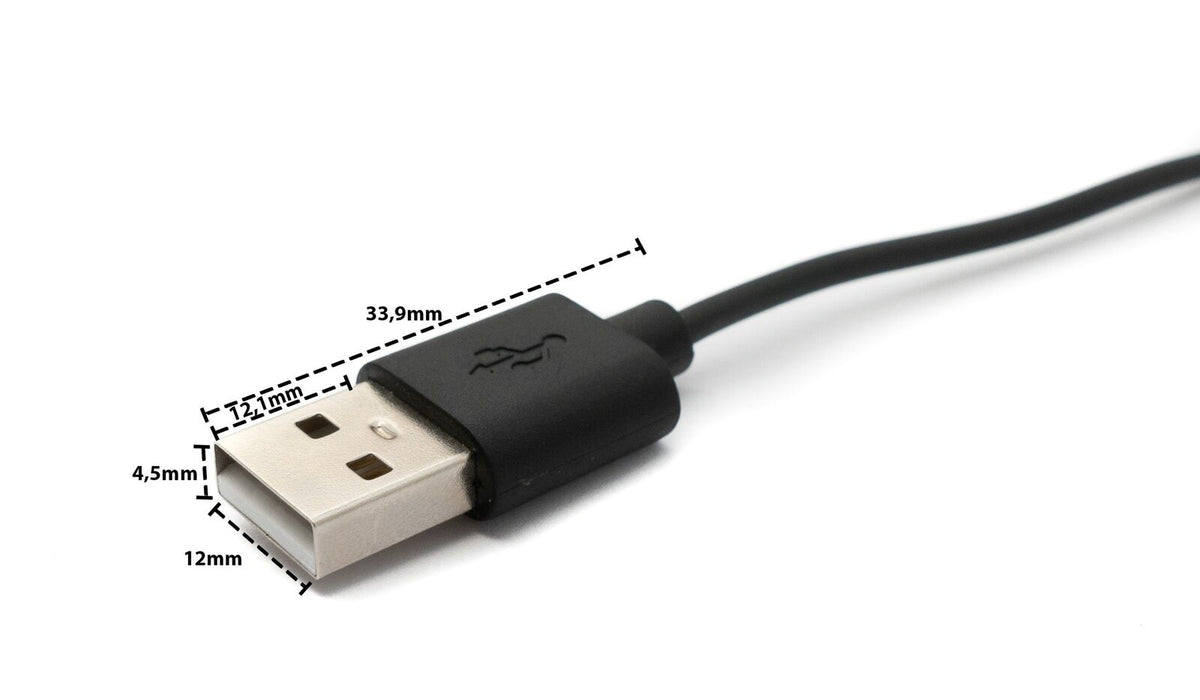 Cable USB 2.0 100 cm estación de carga para Realme Watch 2 Watch Pro Smartwatch negro - Quierox - Tienda Online