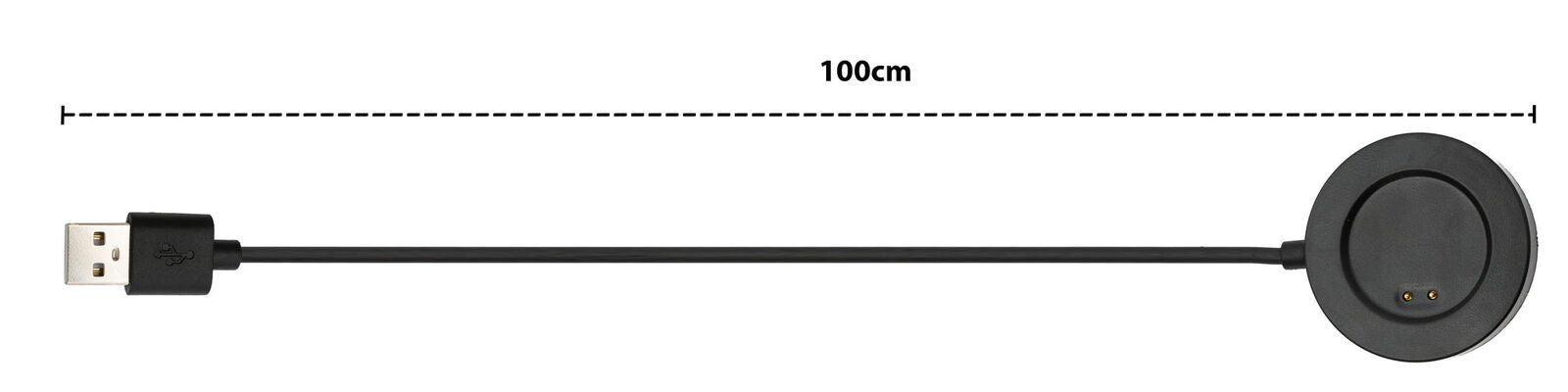 Cable USB 2.0 100 cm estación de carga para Realme Watch 2 Watch Pro Smartwatch negro - Quierox - Tienda Online