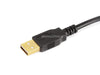Cable USB 2.0 A macho a Micro 5 pines macho de 1,5 pies de Monoprice, calibre 28/24 AWG con núcleo de ferrita (chapado en oro) (105456), color negro - Quierox - Tienda Online