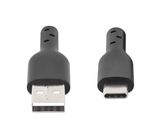 Cable USB - A a USB - C de alta velocidad - 480 Mbps - 1 metro - negro - Quierox - Tienda Online