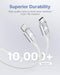 Cable USB C a Lightning de 3 pies, paquete de 2 cables para iPhone, trenzado - Quierox - Tienda Online