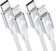 Cable USB C a Lightning de 3 pies, paquete de 2 cables para iPhone, trenzado - Quierox - Tienda Online