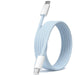 Cable USB C a USB C azul de 6 pies, de carga de nailon trenzado para iPhone - Quierox - Tienda Online