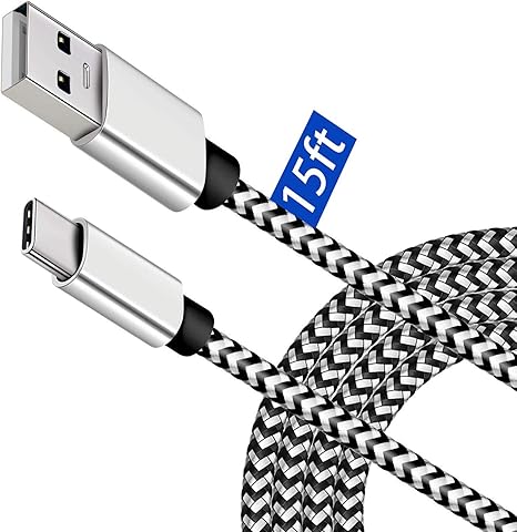 Cable USB C de 15 pies, cable USB tipo C largo - Quierox - Tienda Online