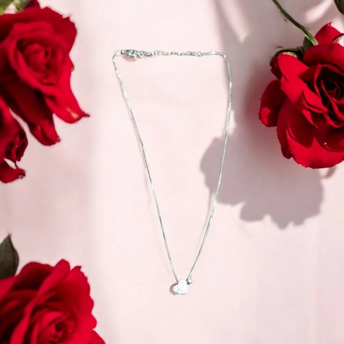 Cadena con colgante de corazón de doble amor - Quierox - Tienda Online