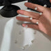 Cadena de clavícula con cuentas de perlas de hilo de pescar transparente para mujer - Quierox - Tienda Online