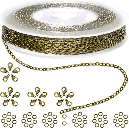 Cadena de eslabones Jishi de 10,1 m de largo y 2 mm - Quierox - Tienda Online