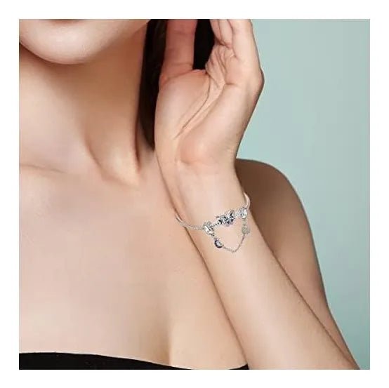 Cadena De Seguridad De Plata De Ley 925 Para Pulseras - Quierox - Tienda Online