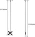 Cadena de tracción para ventilador de techo con 2 cadenas 12 pulgadas para luces de ventilador Celing - Quierox - Tienda Online