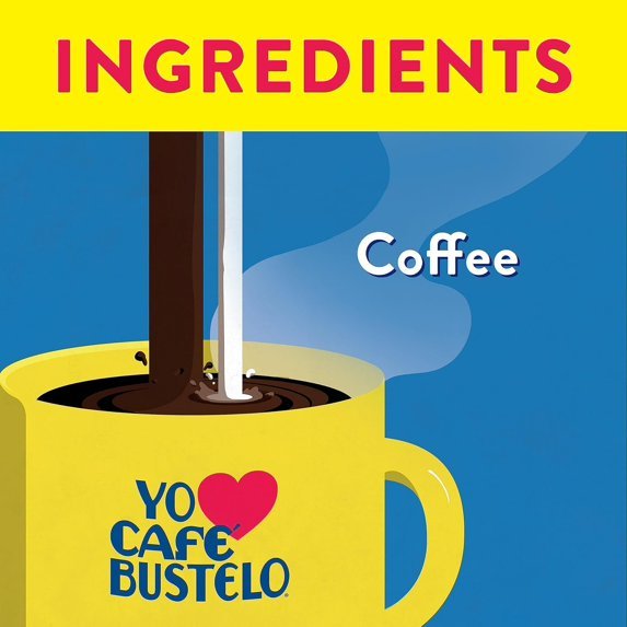 Café Bustelo Café molido estilo espresso, lata de 283 g (10 oz) envasada al vacío. - Quierox - Tienda Online