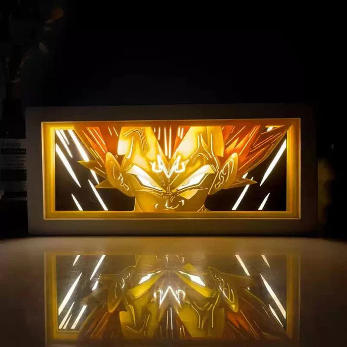Caja de luz Vegeta Super Saiyan Rage - Quierox - Tienda Online