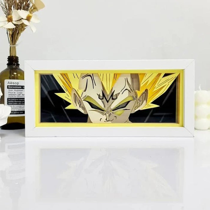 Caja de luz Vegeta Super Saiyan Rage - Quierox - Tienda Online