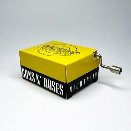 Caja de música con manivela musical con temática "Nightrain" de Guns N' Roses - Quierox - Tienda Online